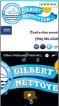 Mobile Screenshot of gilbertnettoyeur.com