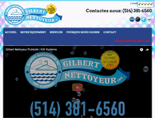 Tablet Screenshot of gilbertnettoyeur.com